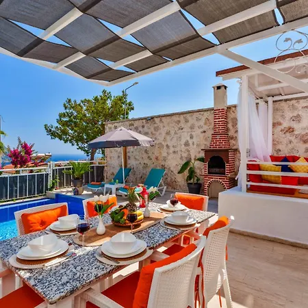 Kalkan'da Deniz Manzarali 6 Kisilik וילה *
