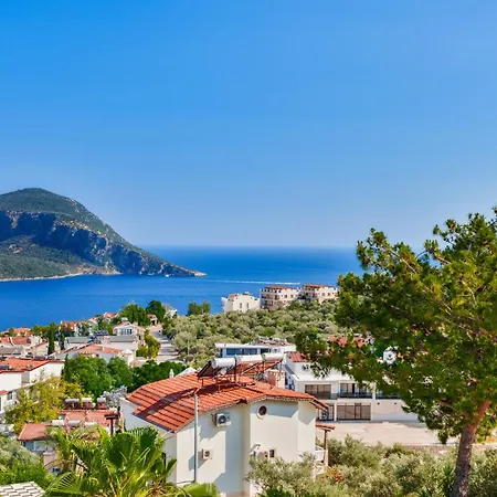 וילה Kalkan'da Deniz Manzarali 6 Kisilik קס