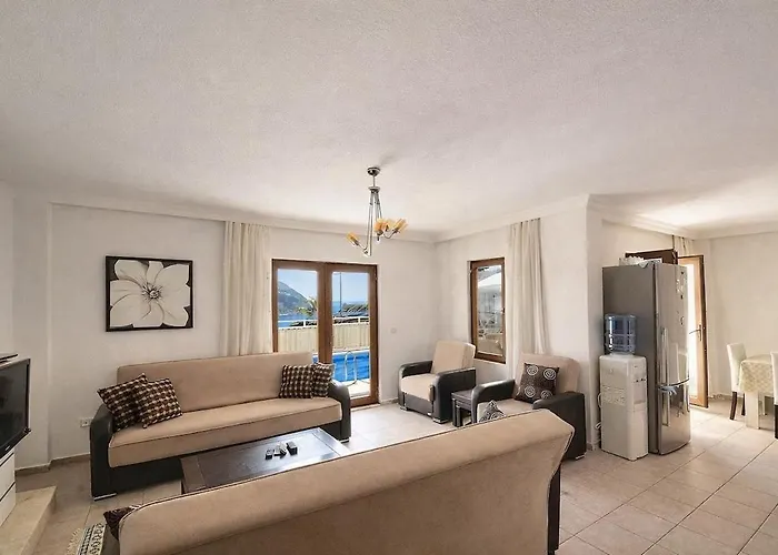 Kalkan'da Deniz Manzarali 6 Kisilik * Kas